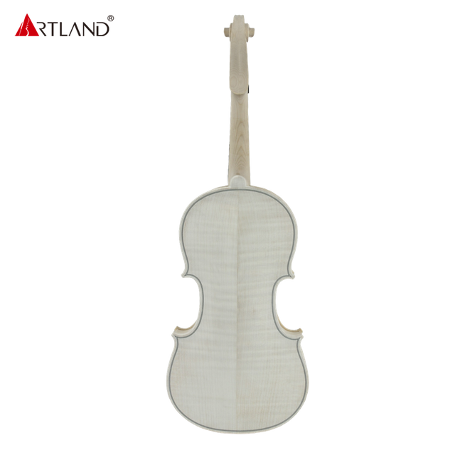Unlackierte weiße Violine AV50W